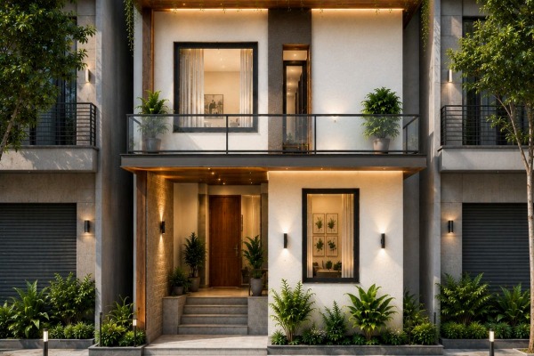 Residence entrance at thoothukudi for Mr.Yasar